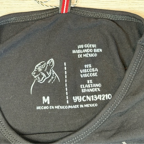 Ay Guey Black on Black Jaguar Graphic HD Tee Shirt Mens Size M Medium NWT - Picture 5 of 13